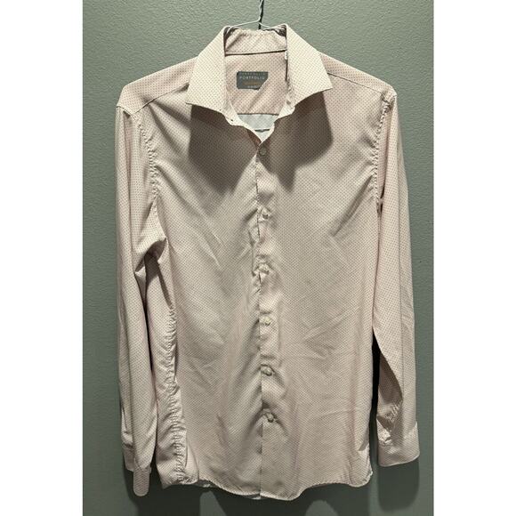 Perry Ellis Men's Portfolio Tech Shirt 15.5 x 34/35 - Picture 1 of 4